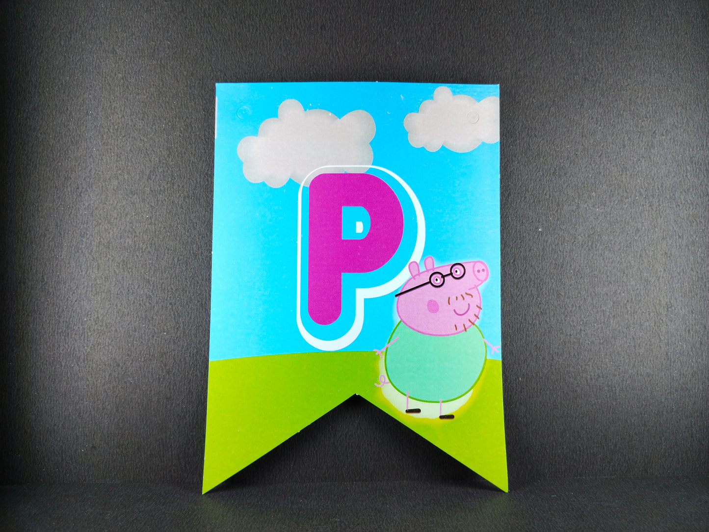 Birthday Banner - Peppa Pig Theme for Simple Birthday Decorations at Home