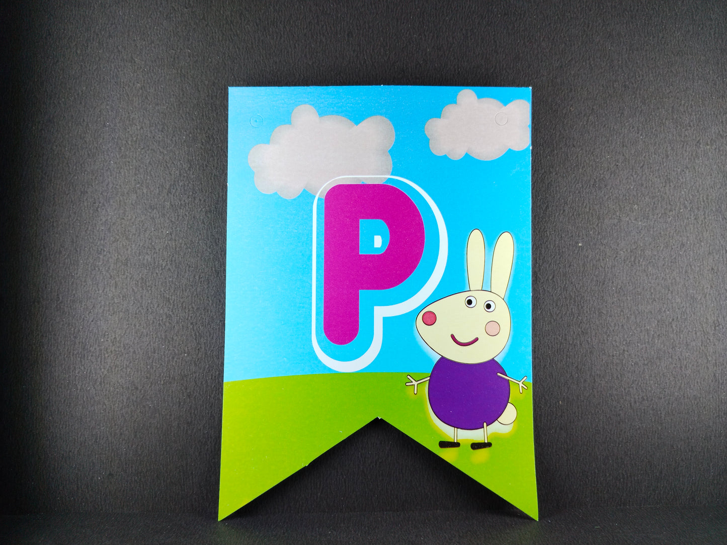 Birthday Banner - Peppa Pig Theme for Simple Birthday Decorations at Home