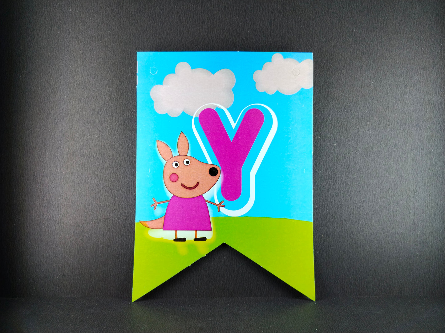 Birthday Banner - Peppa Pig Theme for Simple Birthday Decorations at Home
