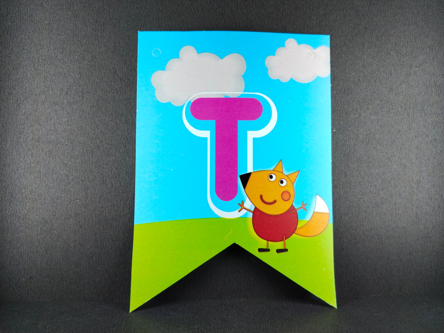 Birthday Banner - Peppa Pig Theme for Simple Birthday Decorations at Home