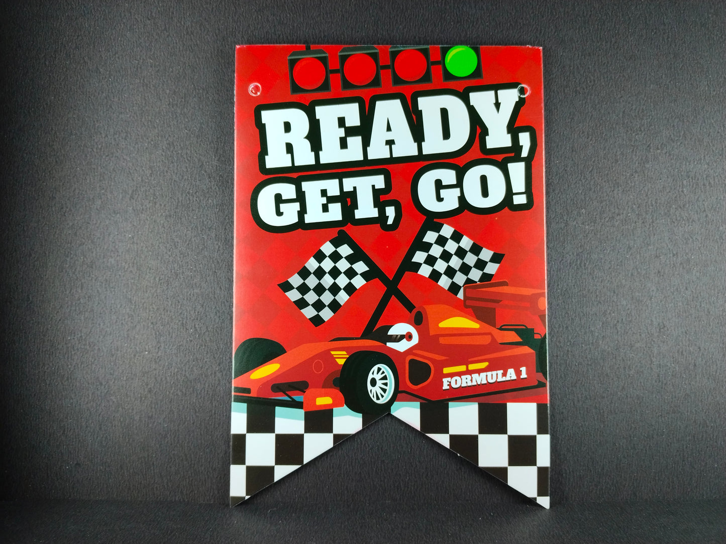 Birthday Banner - Racing Theme for Simple birthday decorations at Home