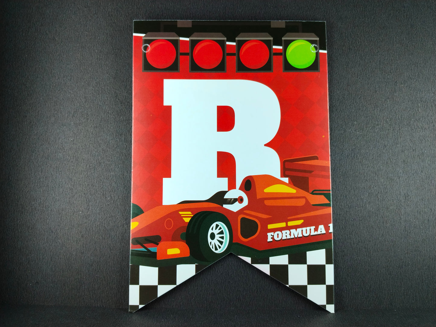Birthday Banner - Racing Theme for Simple birthday decorations at Home