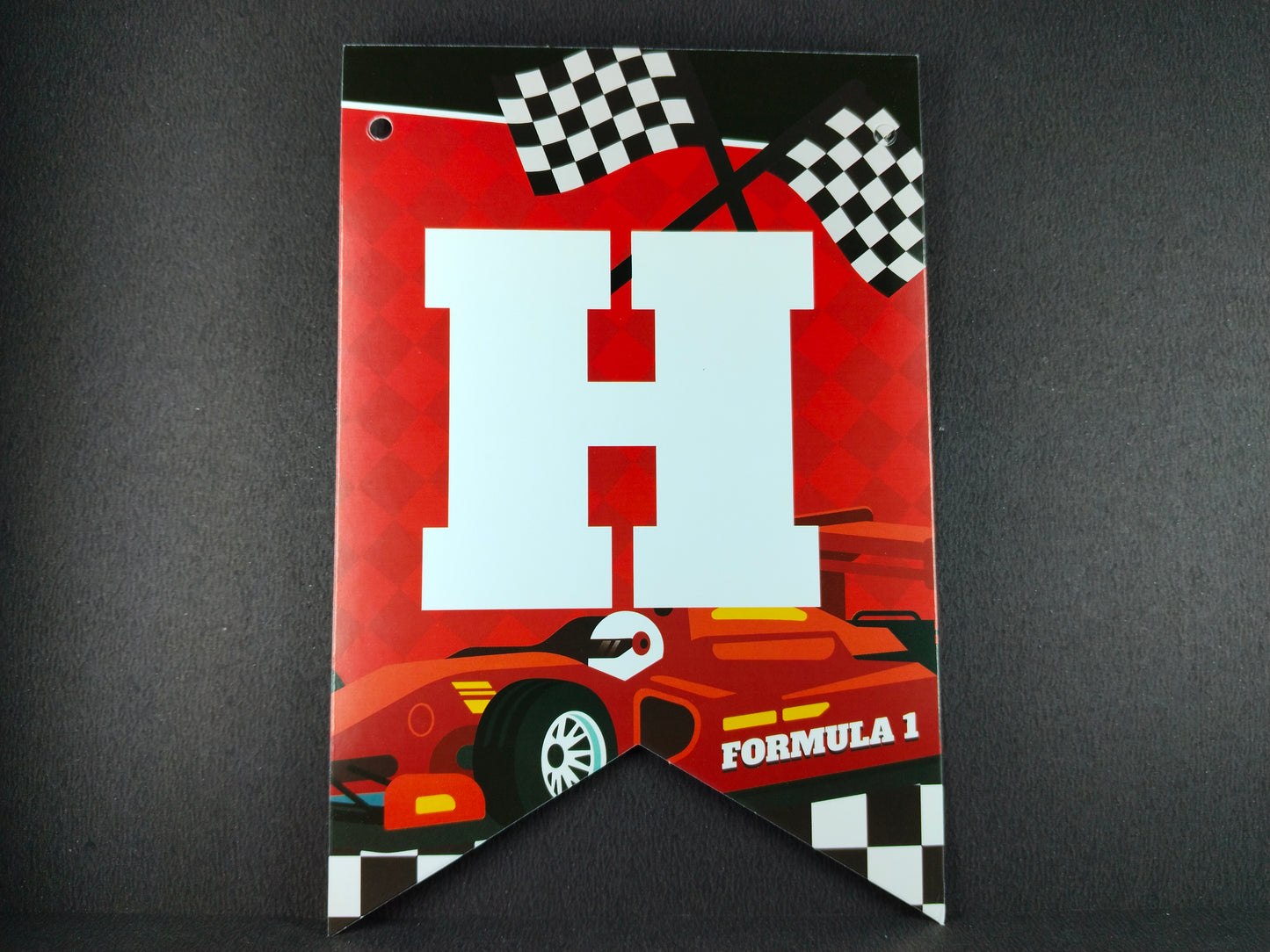 Birthday Banner - Racing Theme for Simple birthday decorations at Home