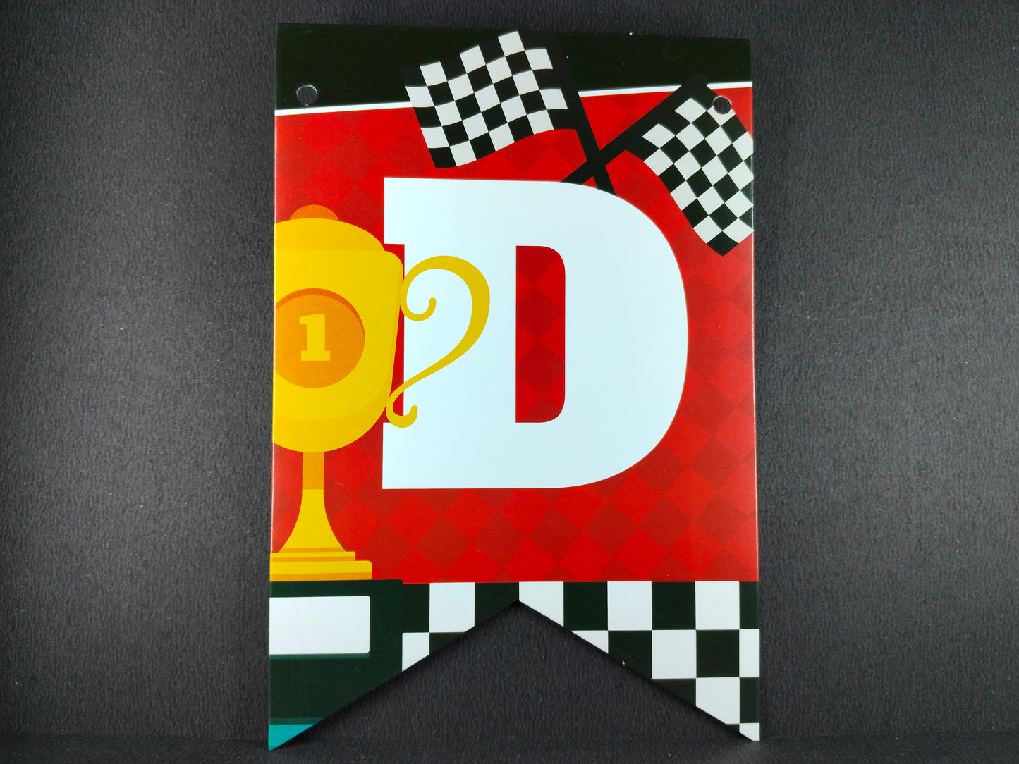 Birthday Banner - Racing Theme for Simple birthday decorations at Home