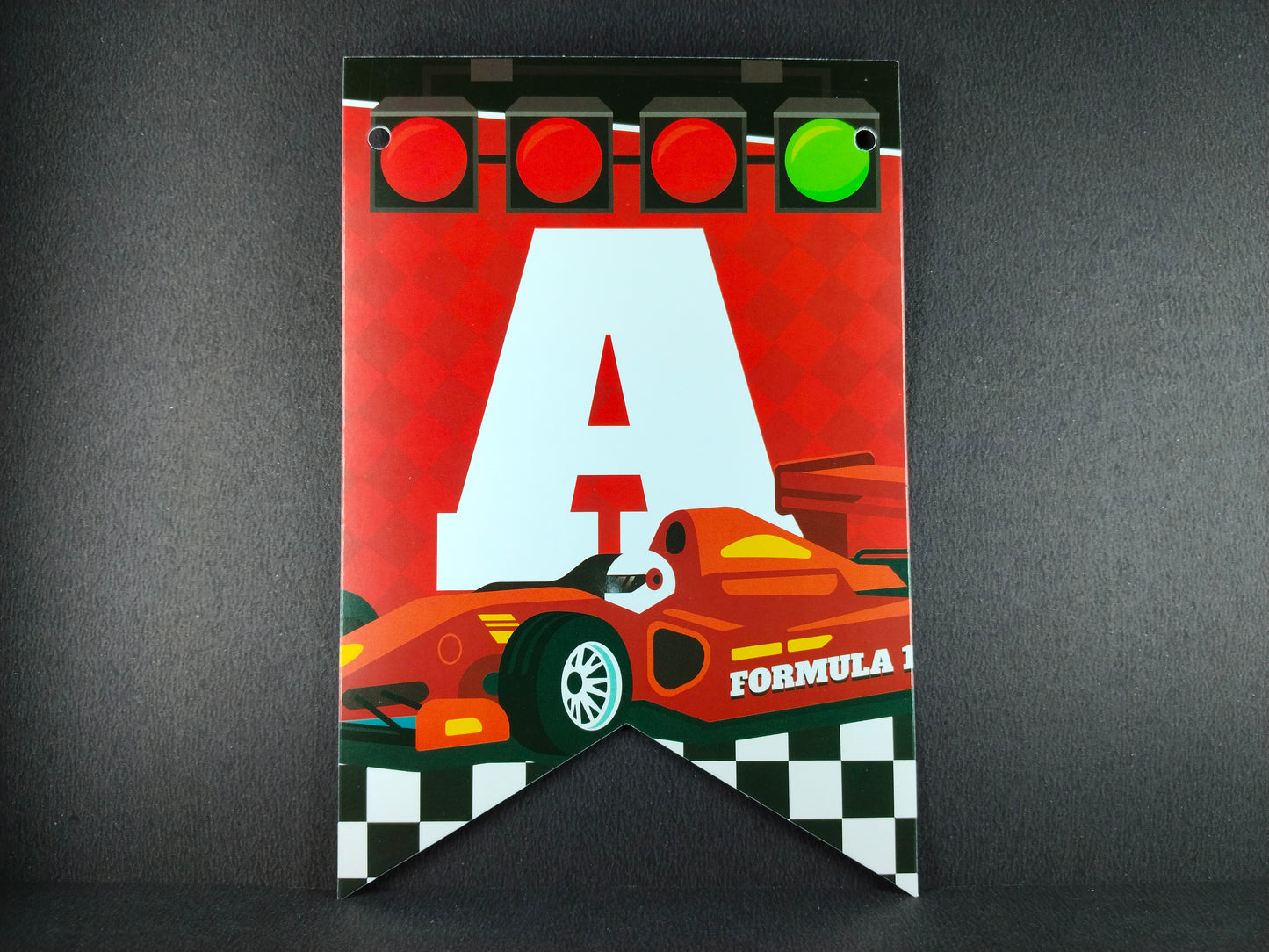Birthday Banner - Racing Theme for Simple birthday decorations at Home
