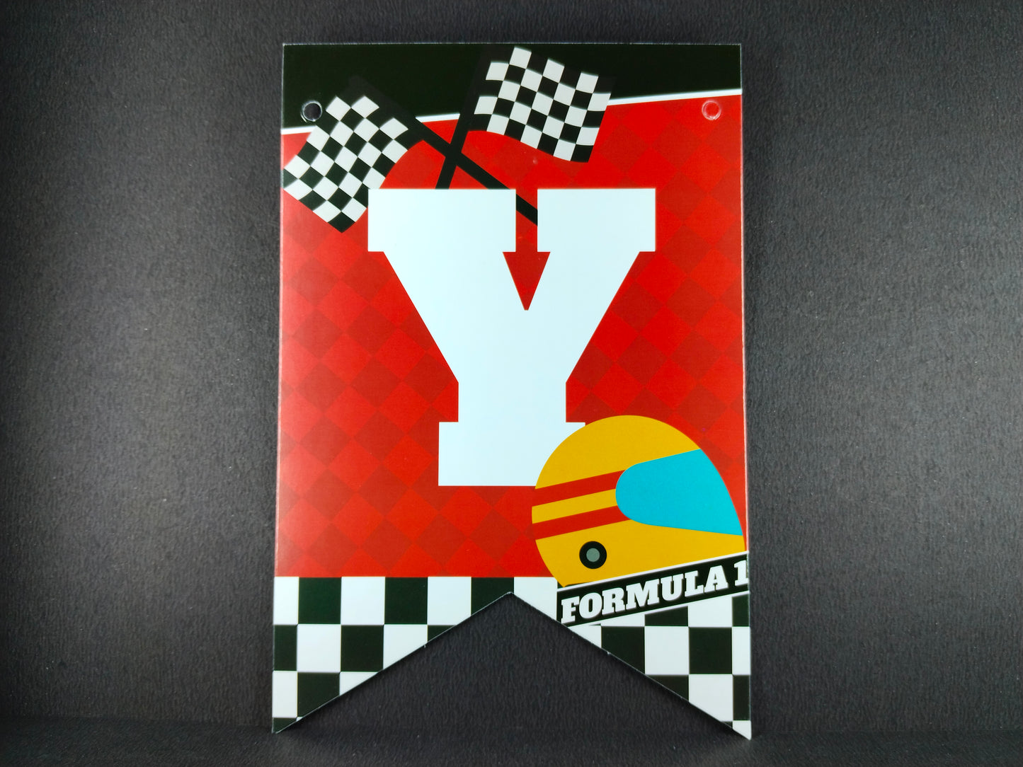 Birthday Banner - Racing Theme for Simple birthday decorations at Home