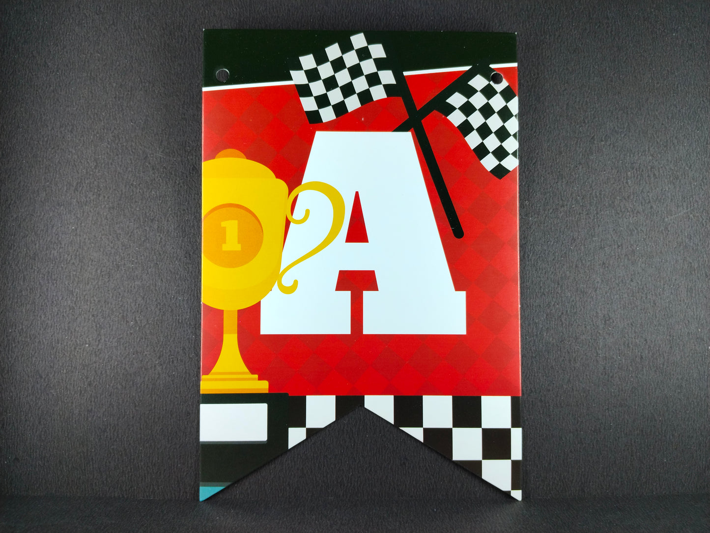 Birthday Banner - Racing Theme for Simple birthday decorations at Home