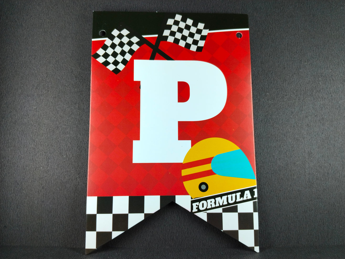 Birthday Banner - Racing Theme for Simple birthday decorations at Home