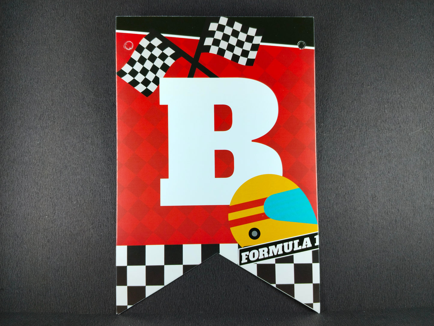 Birthday Banner - Racing Theme for Simple birthday decorations at Home