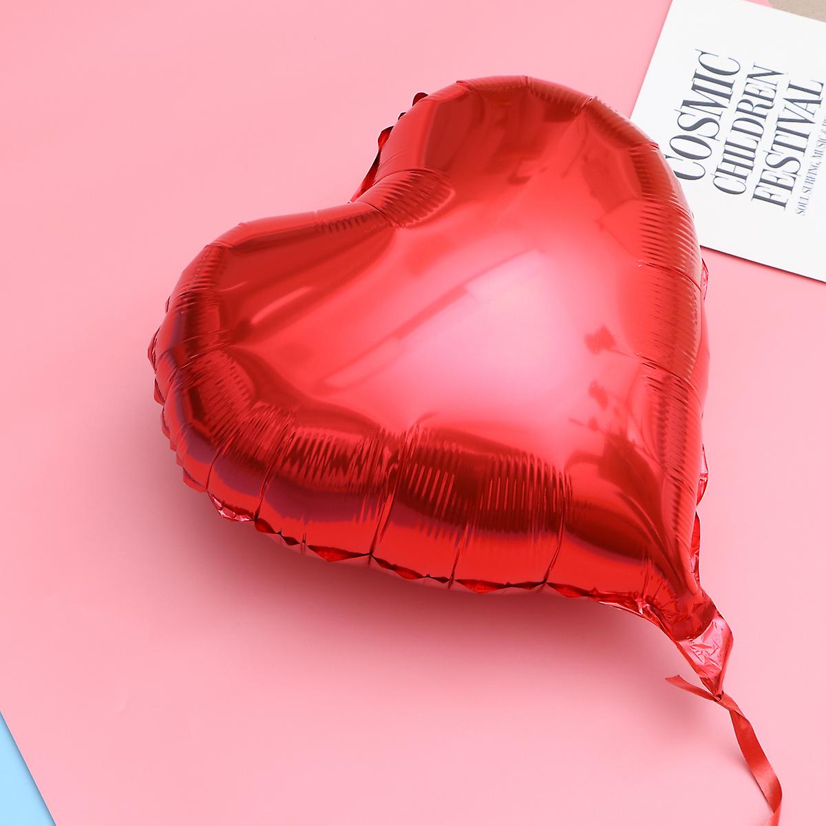 Red Heart Foil Balloon - 18 Inch