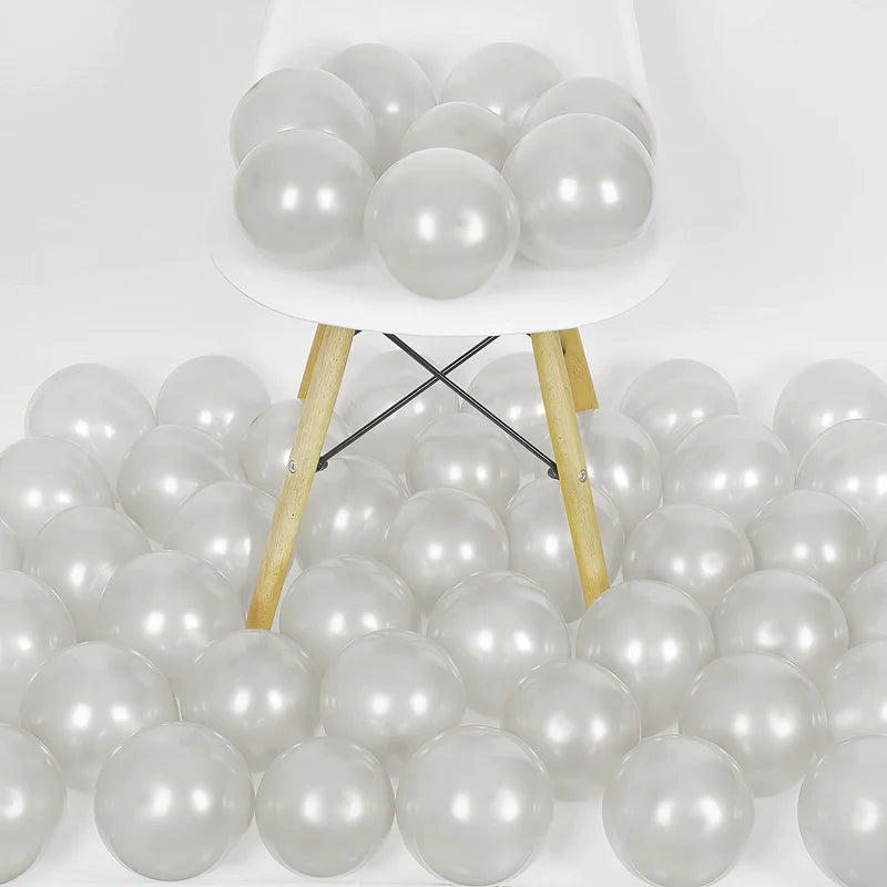 Exclusive Silver Metallic Balloons for Stunning Decorations - Jack&Jinn