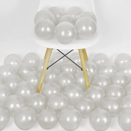 Exclusive Silver Metallic Balloons for Stunning Decorations - Jack&Jinn