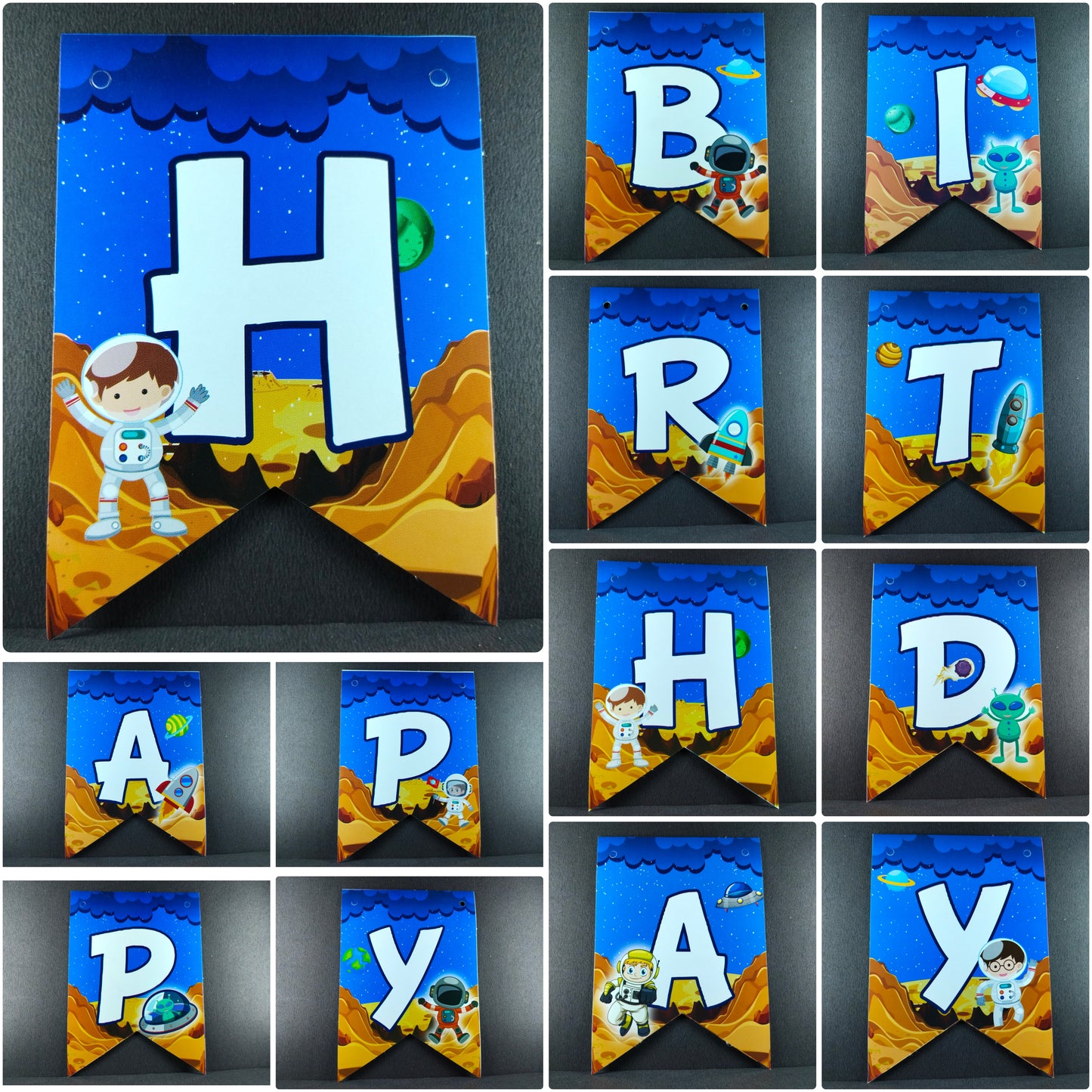 Birthday Decoration Kit - Space Theme for Simple Birthday Decorations at Home