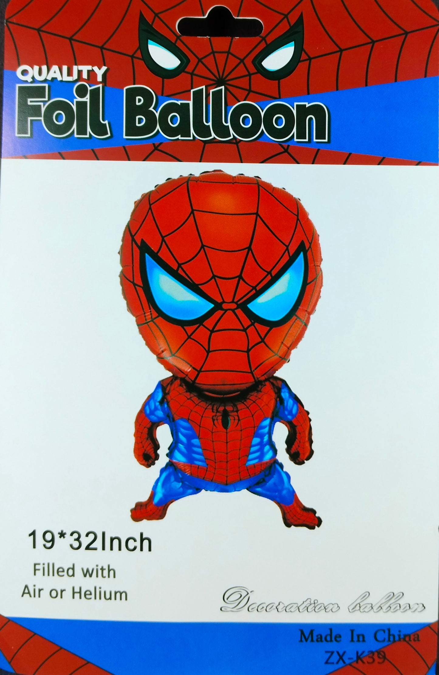 Spiderman Foil Balloon - Single Piece - Jack&Jinn
