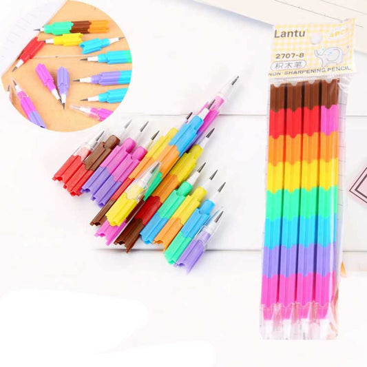 Stacking Pencil - Non Sharpening - Multi Color - 1 piece