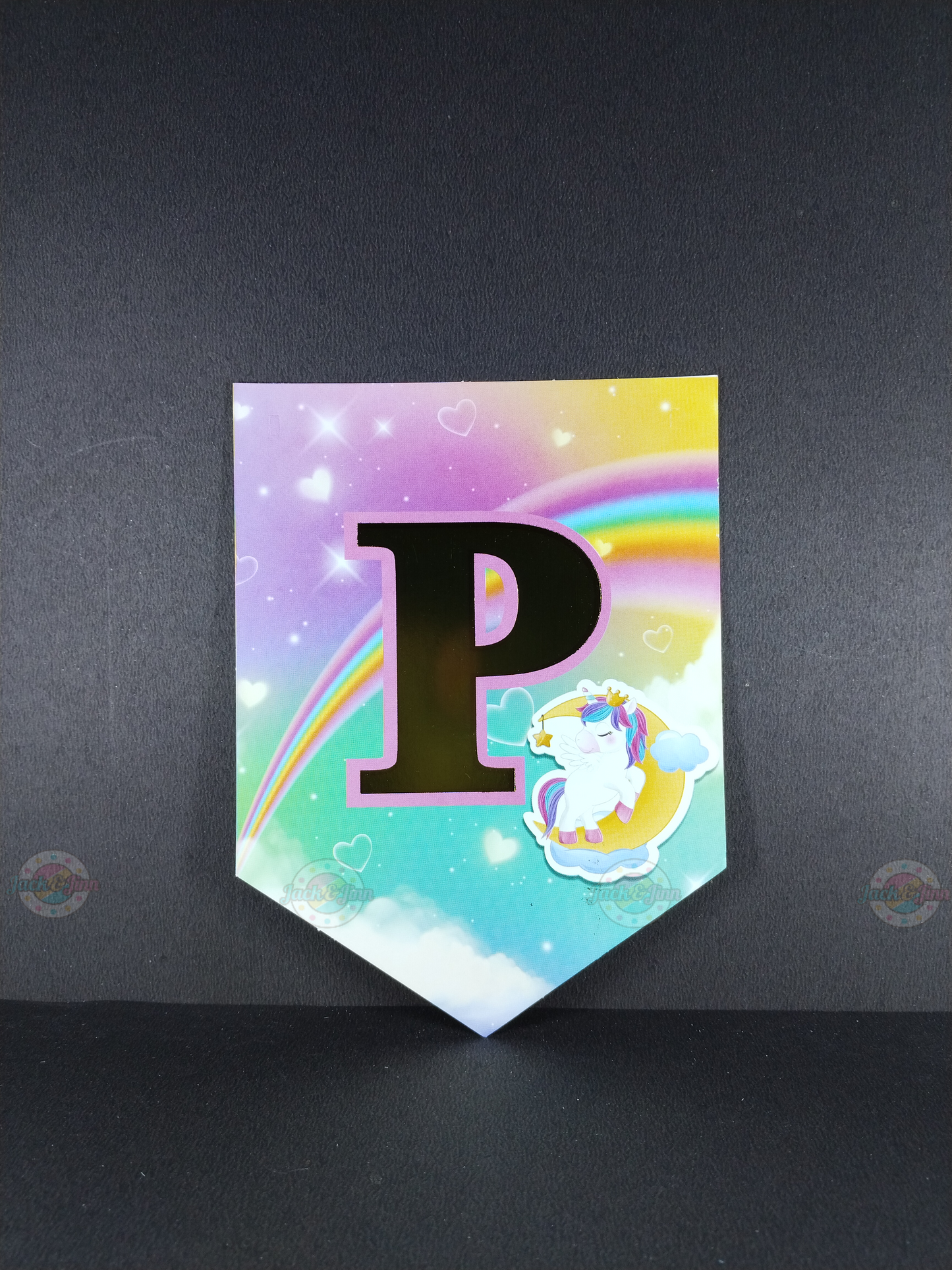 Unicorn Theme Birthday Banner - Jack&Jinn