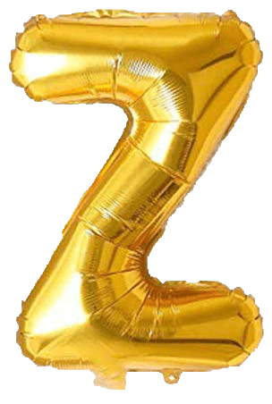 Alphabets Foil Balloon - Gold - 16 Inch - Jack&Jinn