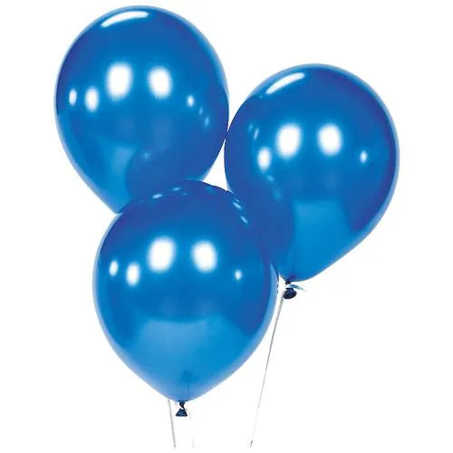 Dark Blue Metallic Balloons - 30 pcs - Jack&Jinn