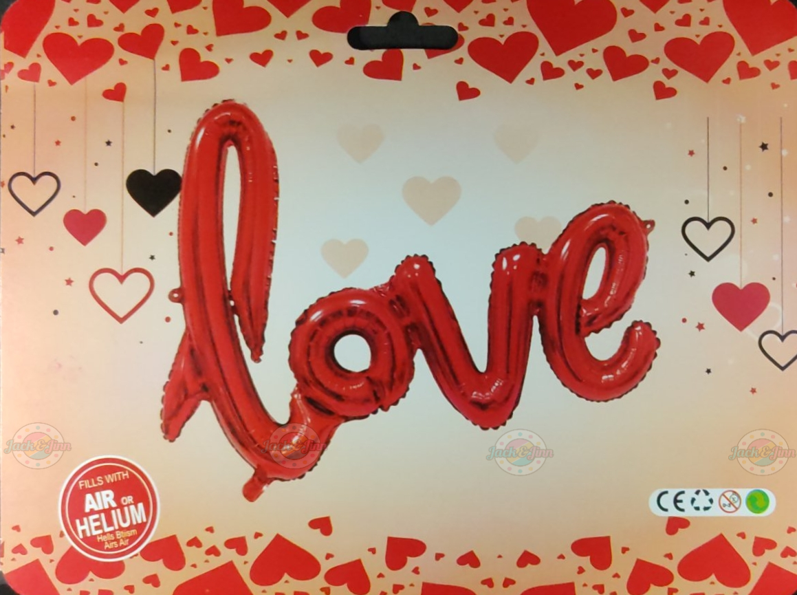 Love Foil Balloon - Red - Jack&Jinn
