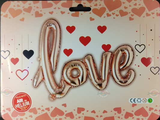 Love Foil Balloon - Rose Gold - Jack&Jinn
