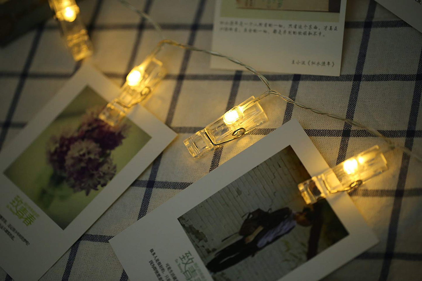 Clips Light for Photo Hanging (Warm White)