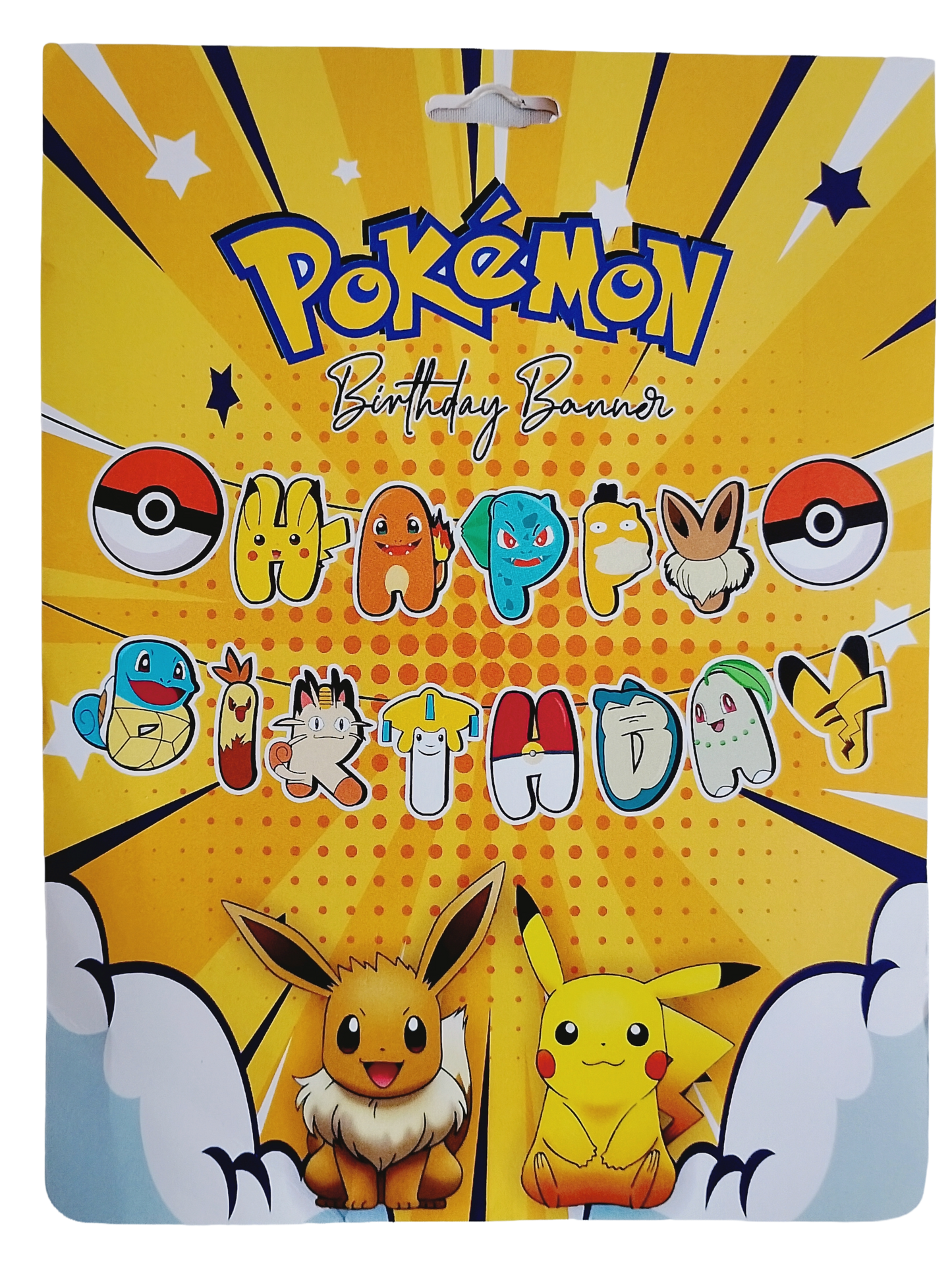 Pokemon Happy Birthday Banner – Pokemon Birthday Décor - Jack&Jinn
