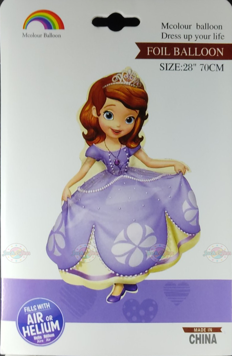 Princess Foil Balloon - 28 Inch for Simple Birthday Decorations at Home - Jack&Jinn