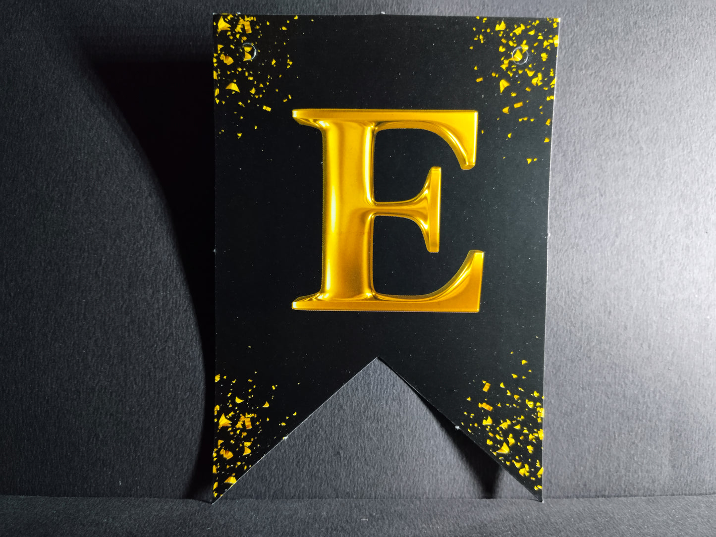 Retirement Banner - Black with Gold Letters