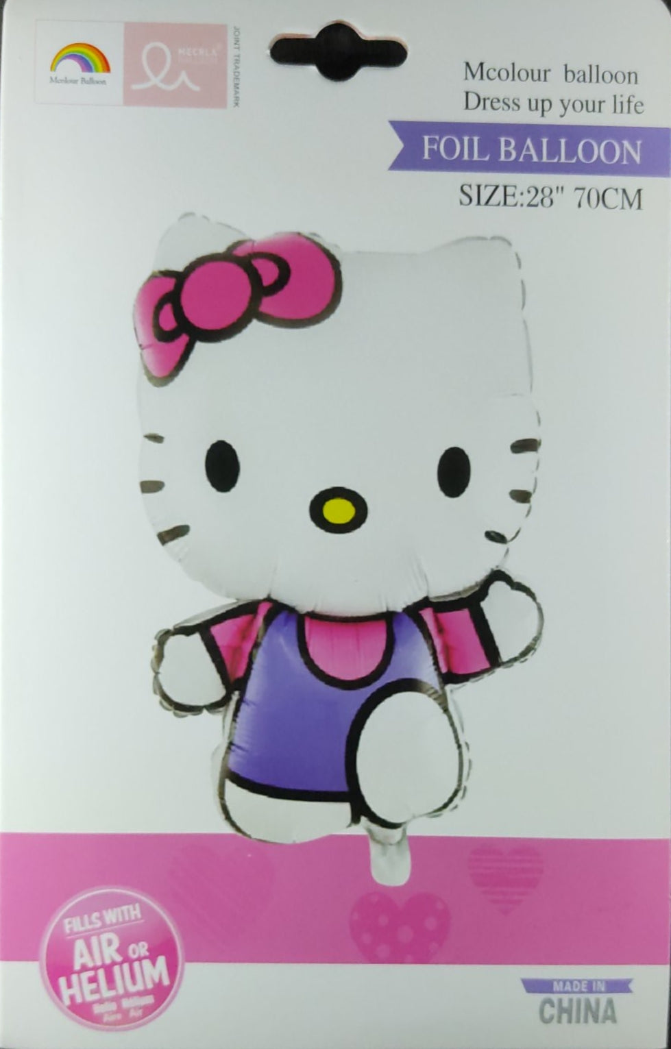Hello Kitty Foil Balloon Single - 28 Inch - Jack&Jinn
