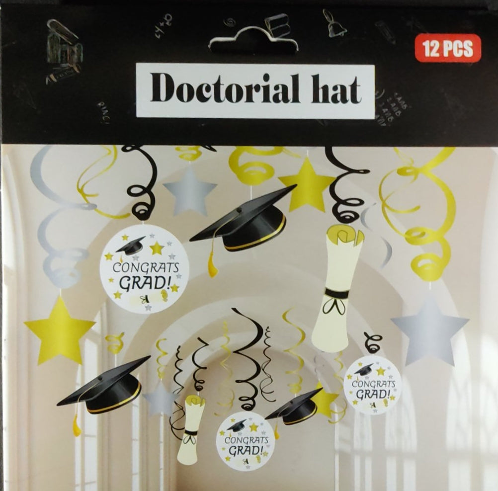 Congrats Grad Swirls and Cutouts