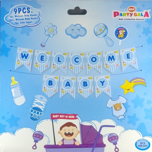 Welcome Baby Kit - Boy - 9 Pcs