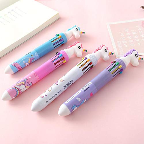 Ten Color Unicorn Pen - 1 piece