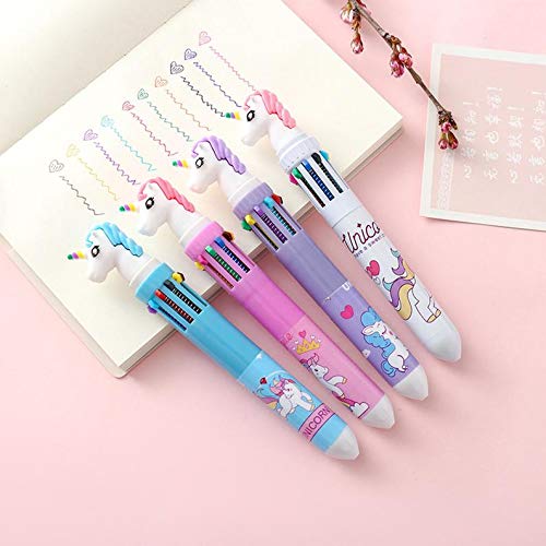 Ten Color Unicorn Pen - 1 piece