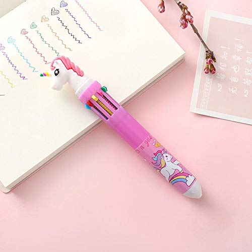 Ten Color Unicorn Pen - 1 piece