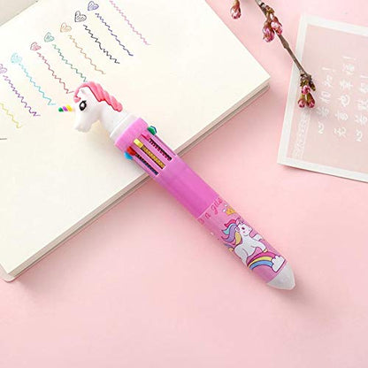 Ten Color Unicorn Pen - 1 piece
