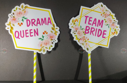Bride To Be Props - Photo Props for Bridal Shower and Bachelorette Party