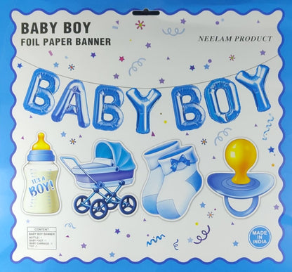 Baby Boy Banner and Danglers Combo