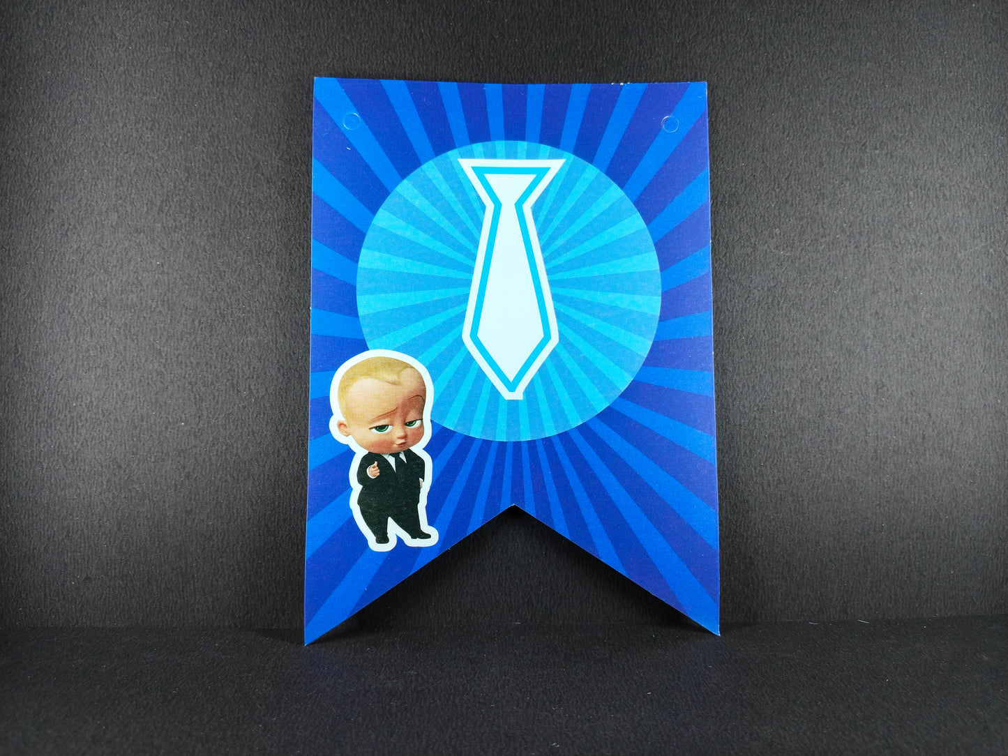 Birthday Banner - Boss Baby Theme for Simple birthday decorations at Home