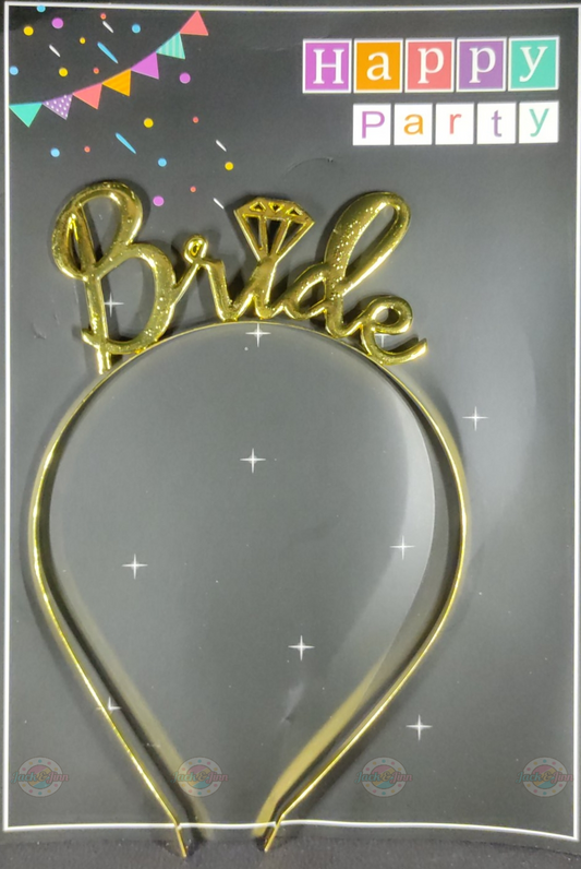 Bride Metal Crown  - Gold