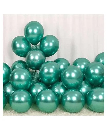 Sea Green Chrome Balloons
