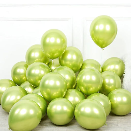 Light Green Chrome Balloons