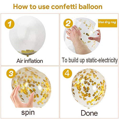 Exclusive Gold Confetti Balloons for Stunning Decorations