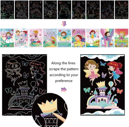 Fairy Art Cards and Scratch Book