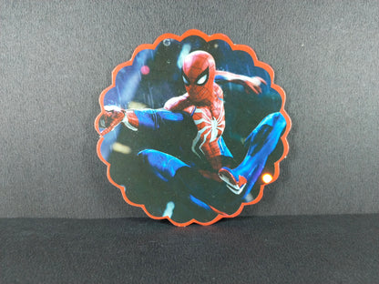 Spiderman Theme Swirls and Cutouts