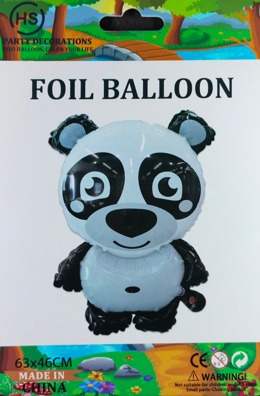 Panda Foil Balloon Single - 25 Inches