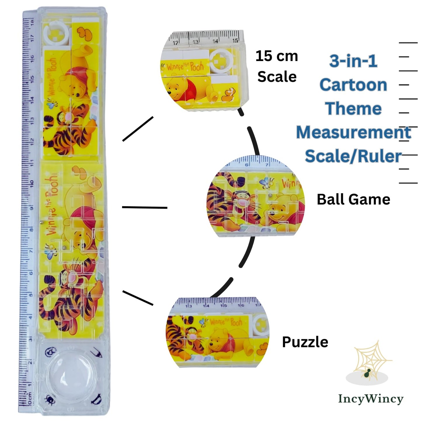 Multi Function Ruler - Random Design - 1 piece