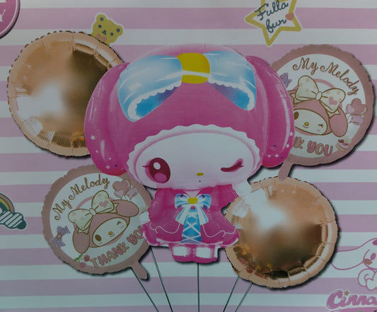 My Melody Foil Balloon Set