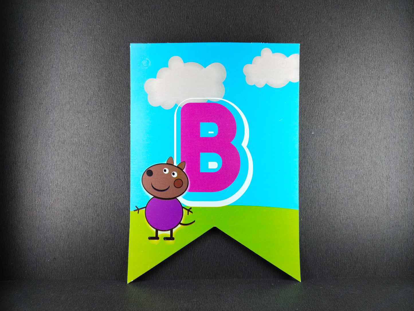 Birthday Banner - Peppa Pig Theme for Simple Birthday Decorations at Home