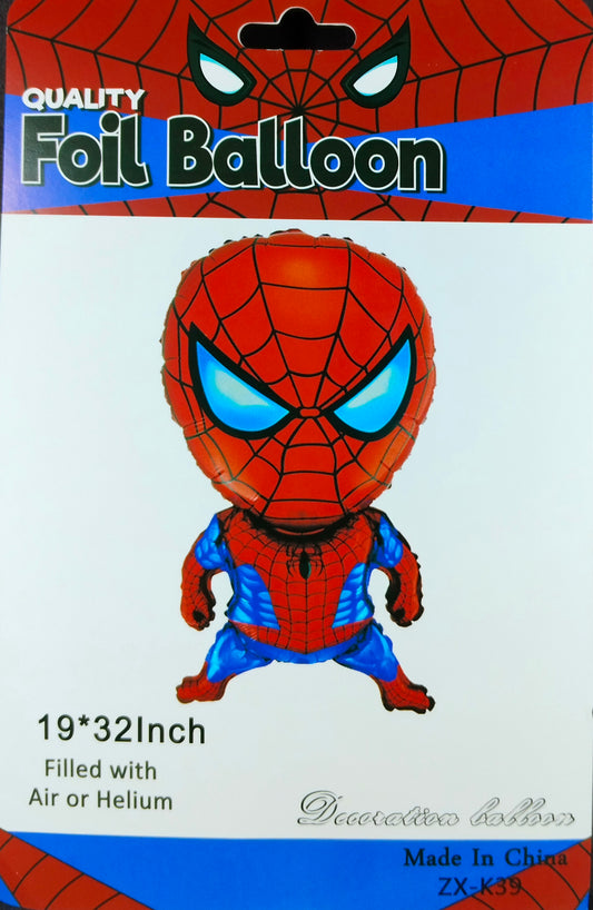 Spiderman Foil Balloon - Single Piece
