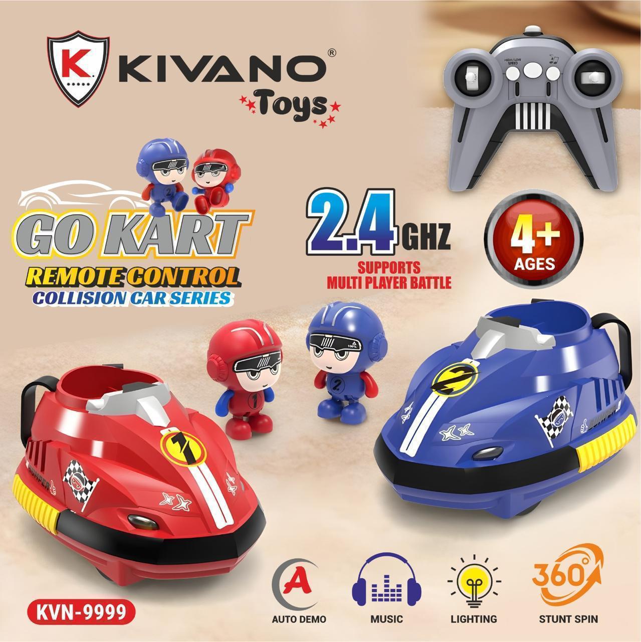Go Kart 2 Player Remote Control Toy